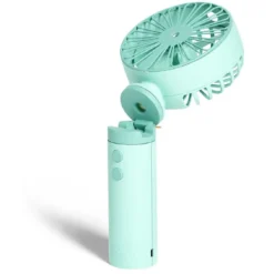 Ventilateur à main brumisateur USB 3 vitesses bleu