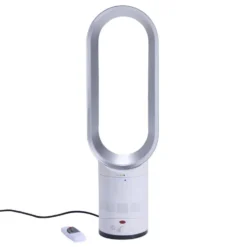 Ventilateur sans pale 55W tactile avec télécommande blanc 25x17,5xH49,5cm