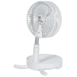 Ventilateur télescopique nomade blanc