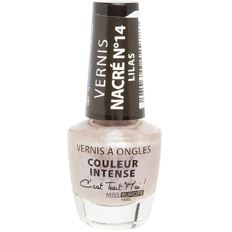 Vernis à ongles nacré lilas n°14