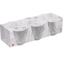Verre bas Bormioli Rocco Dots x6 verre transparent relief