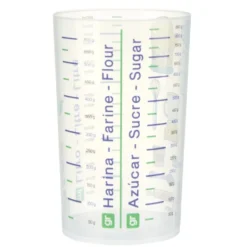 Verre doseur 900ml plastique décoré Ø10,5xH13,5cm