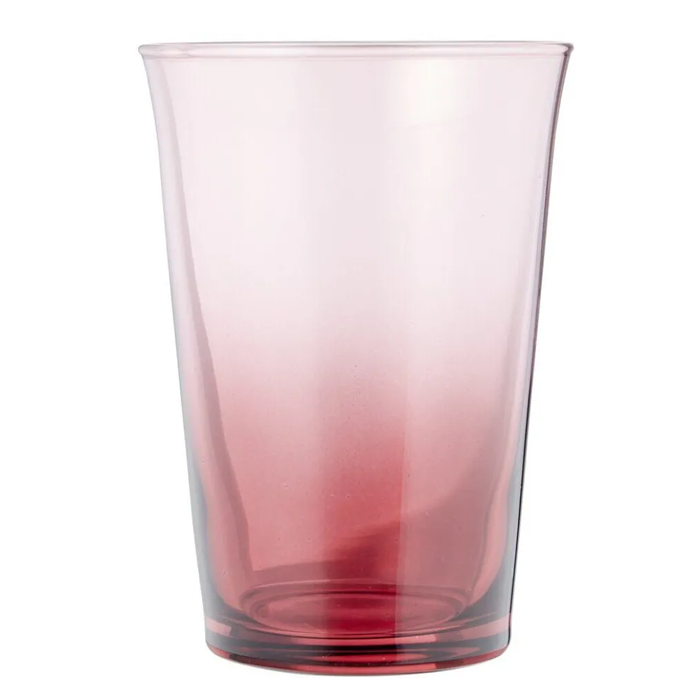 Verre à eau fumé rouge 29cl x4