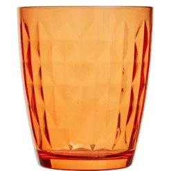 Verre gobelet coloré uni x 4