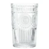 Verre haut motif baroque 350ml H17cm