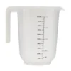 Verre mesureur 1L plastique blanc transparent