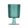 Verre à pied plastique vert 30cl