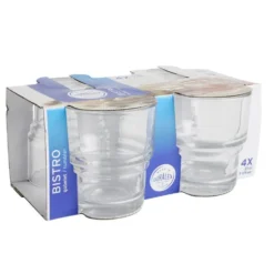 Verre transparent Bistro 210ml x4