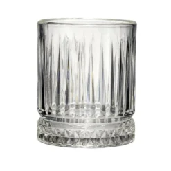 Verre à whisky 33cl relief strié Ø8xH9,8cm