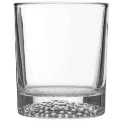 Verre à whisky fond martelé x3