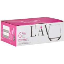 Verrine LAV en verre transparent 9,5 cl x6