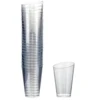 Verrine plastique x25 transparente réutilisable 5x5xH7,5cm