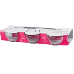 Verrine transparente x6 verre contenance 6,5 cl