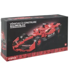 Véhicule voiture ou moto à construire bloc plastique (4 modèles)