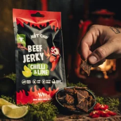 Viande séchée boeuf Beef Jerky saveur chili et citron vert 25gr