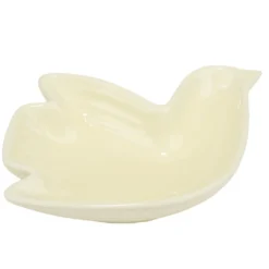 Vide-poche forme hirondelle en céramique 9,5x13,5cm (2 modèles)