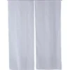 Vitrage droit passe tringle uni blanc 60x160 cm x2