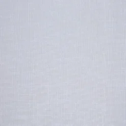 Vitrage passe tringle finition pointe effet lin uni blanc 60x90 cm x2