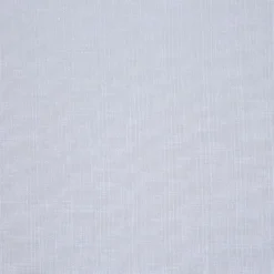 Vitrage passe tringle finition pointe effet lin uni blanc 60x120 cm x2