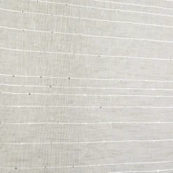 Vitrage passe tringle x2 effet sequin taupe 60x120cm