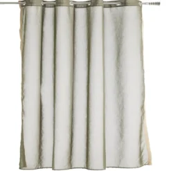 Voilage avec bordure décoration jute 140x240 cm