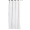 Voilage en polyester tufté blanc 140x240cm
