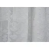 Voilage à oeillets jacquard losange gris