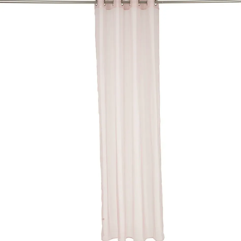 Voilage polyester 140x240cm rose