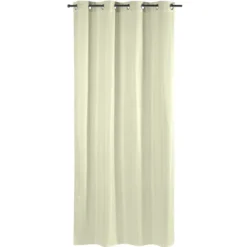 Voilage thermique à oeillets 135x240cm isolation et protection anti-UV (4 modèles)
