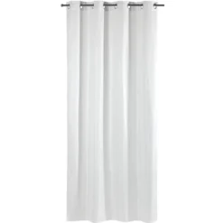 Voilage thermique à oeillets 135x240cm isolation et protection anti-UV (4 modèles)