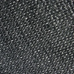Voile d'ombrage carré Delta en jute gris foncé 300x300cm