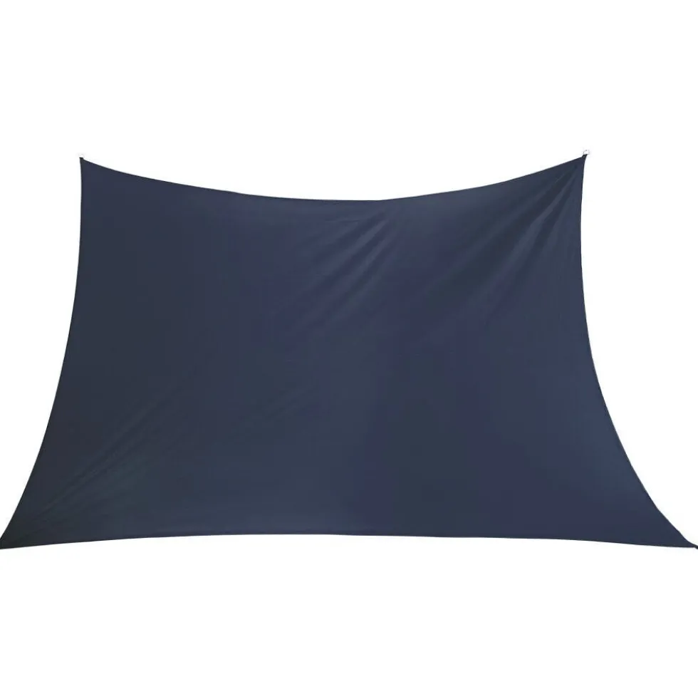 Voile d'ombrage rectangulaire Gala 300x400cm gris