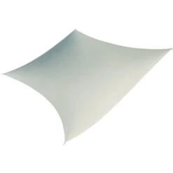 Voile d'ombrage rectangulaire Gala gris 400x300 cm