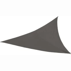Voile d’ombrage triangulaire Delta gris 300x300 cm