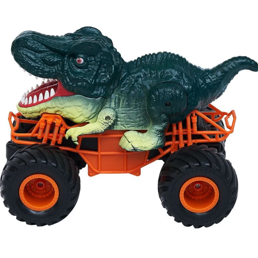 Voiture radiocommandée dinosaure