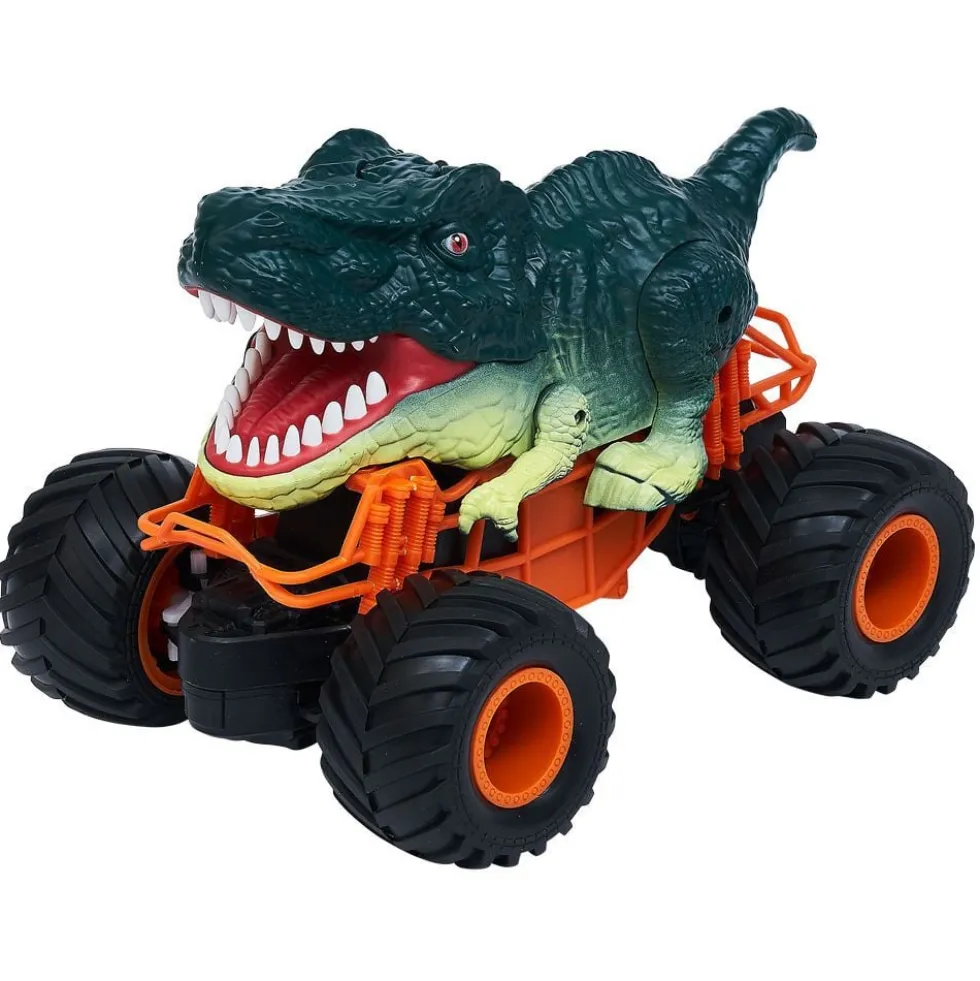 Voiture radiocommandée dinosaure