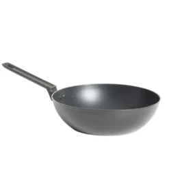 Wok tous feux dont induction avec couvercle Ø28cm